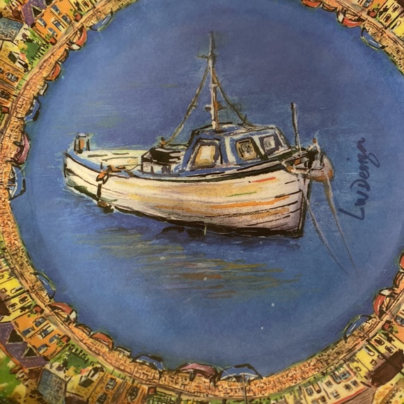 222 FIFTH MELAMINE SAGE BOAT SERVING BOWLS - pair of 2 bowls - Picture 6 of 16